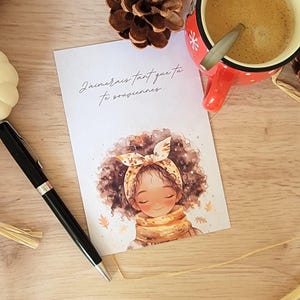 Carte Postale d'Automne à offrir, Lot de Cartes postales de saison pour décorer, Cadeau pour Thanksgiving, print A6