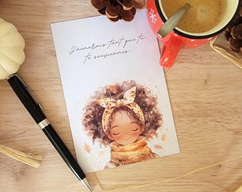 Autumn Postcard Gift Set, Seasonal Postcards for Decorating, Thanksgiving Gift, A6 Print