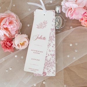 Birth Souvenir Gift, Birth Announcement Souvenir Bookmark, Souvenir Bookmark, Personalized Bookmark - HERISSON