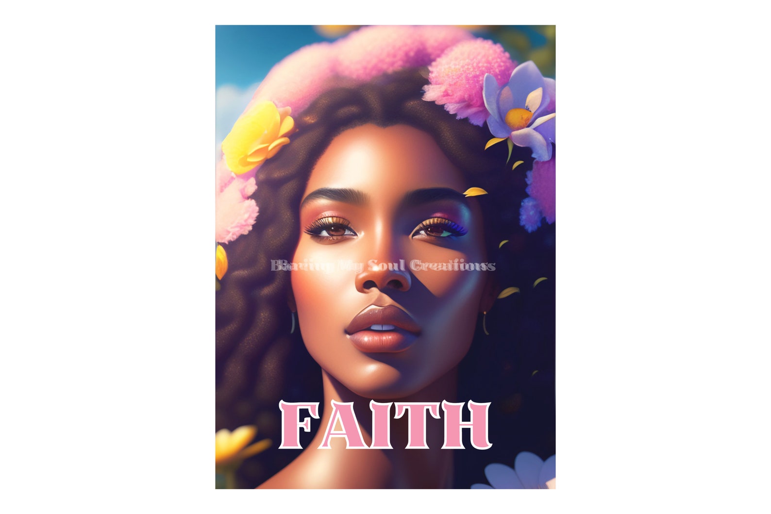 Printable Wall Poster African American Woman Black Girl - Etsy