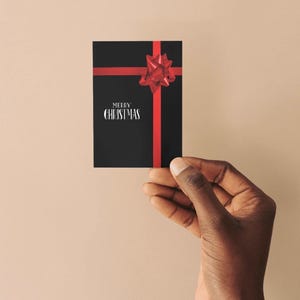 Mini Christmas Gift Card, Xmas Gift Tag
