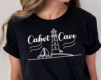Camiseta de Cabot Cove, faro de Maine, espectáculo retro de los 80