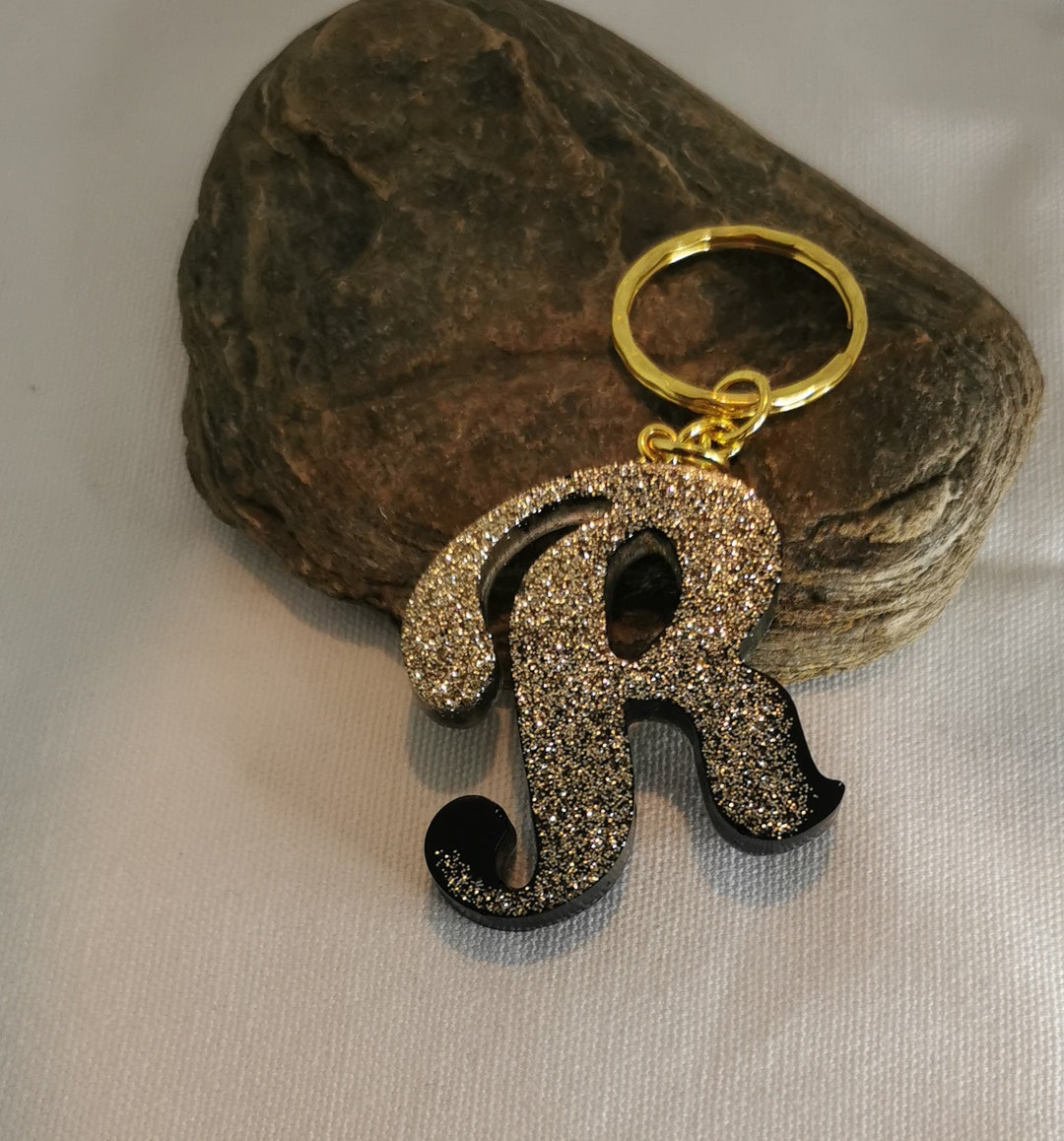 Key Ring Letter R Etsy
