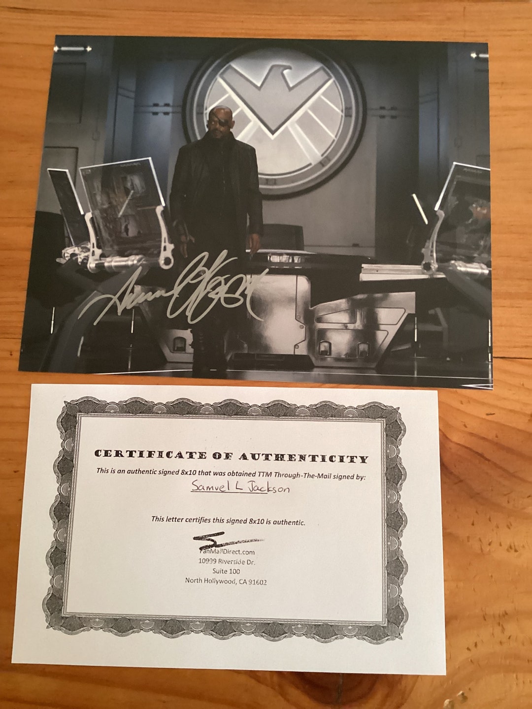 Samuel L Jackson Hand Signed 8x10 Photo With COA - Etsy