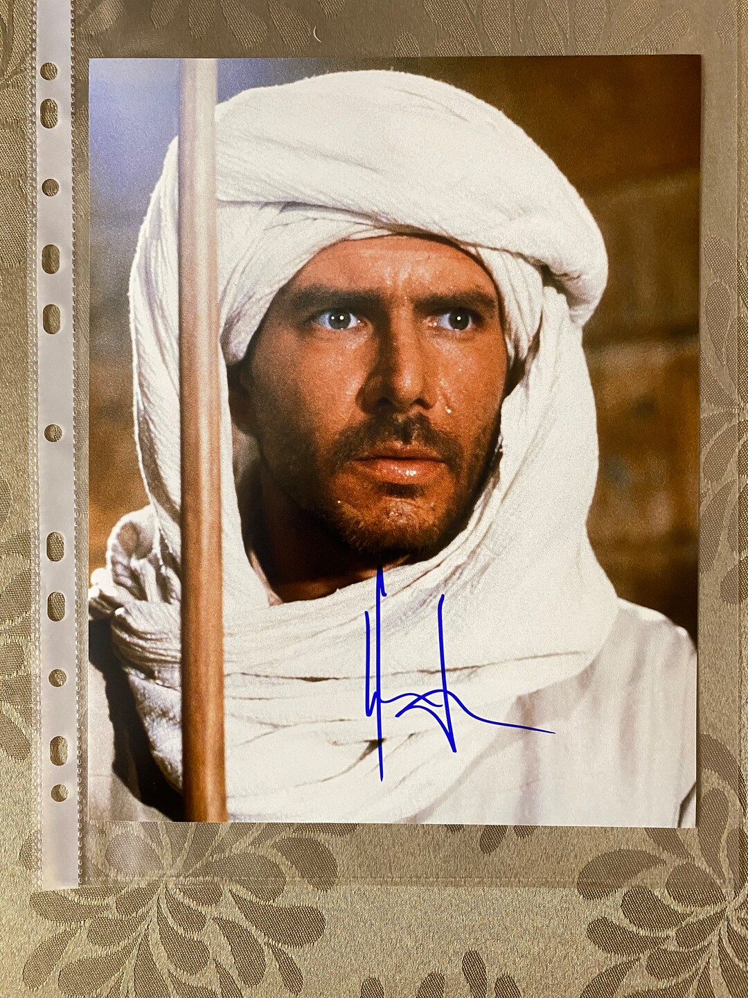 HARRISON FORD signed autographed photo blue marker  COA Hologram