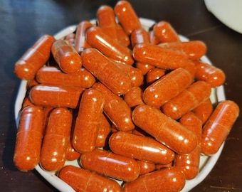Organic Cayenne Capsule Made By BirdSongOrganicsAU, Approximately 600 MG
