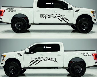 Ford Ranger,Ford Raptor F150 Decal,Ford Wild Trak, Vinyl Decal Sticker Bumper Ford Raptor Claw  Decal 4pcs tag sets