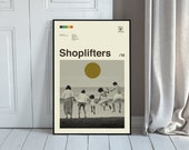 Shoplifters Poster, Shoplifters Movie, Kore-eda Hirokazu, Vintage Poster, Movie Poster, Minimalist Art, Midcentury Art, Retro Poster