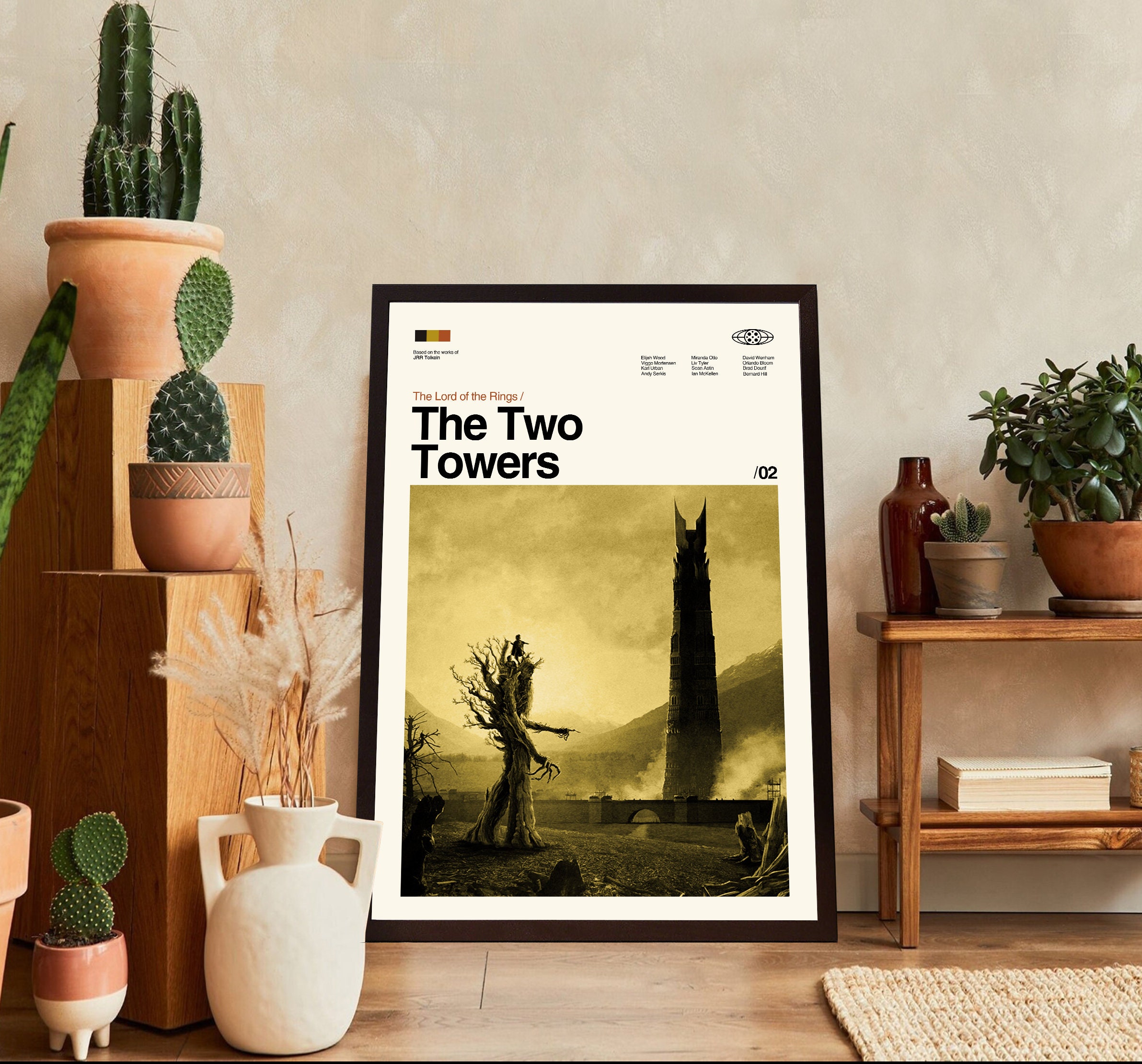 Lord of the Rings: The Two Towers (2002) Solid-Faced Canvas Print