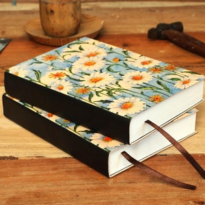 Sunflowers Garden Leather Journal: Artisan Writing Notebook for Nature Lovers