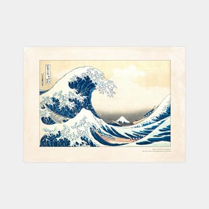 Katsushika Hokusai - de grote golf afdrukbare poster | Japanse poster | Katsushika Hokusai-kunst