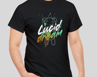 Lucide droom, unisex zwaar katoenen T-shirt