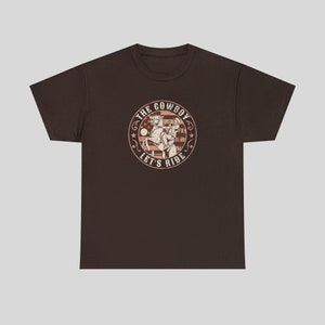 THE COWBOY, Faded Look, Unisex Heavy Cotton Tee