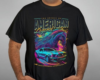 American legend, Mustang Unisex Heavy Cotton Tee