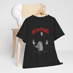 Ghostly Nightmare, Unisex Heavy Cotton Tee, Scary Tee
