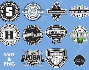 LOOP SPORTS ICON LOGO ジップフーディー Sports Logo Badge Bundle, Sports Club Emblem, Football Logo