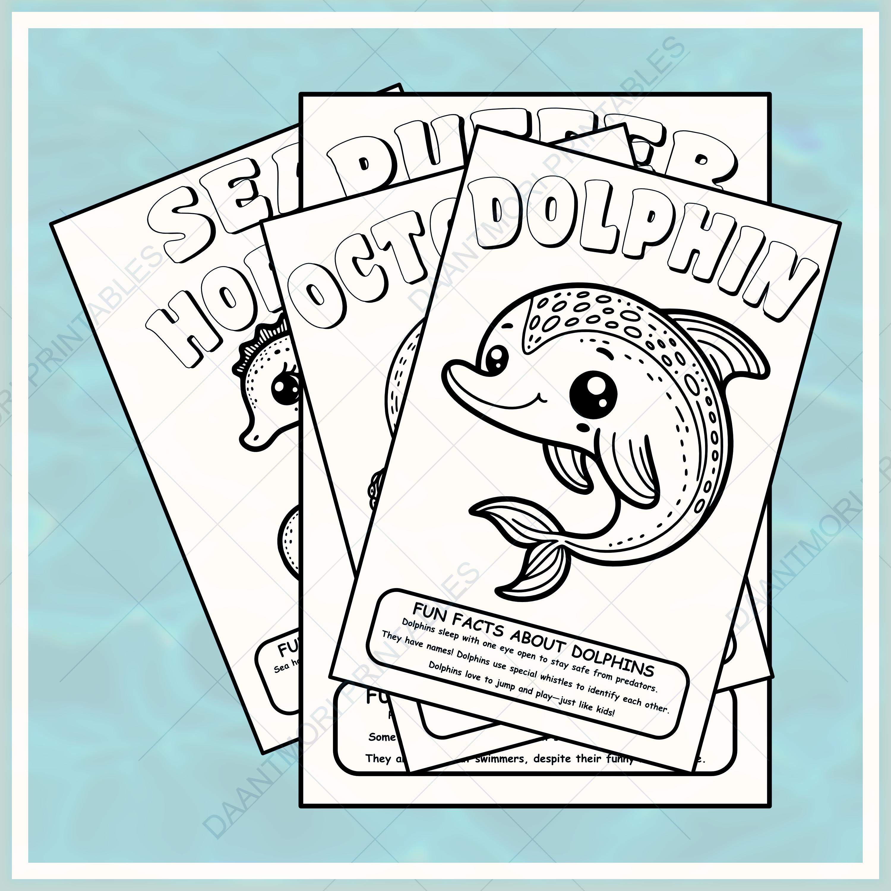 SEA LIFE COLORING PAGES