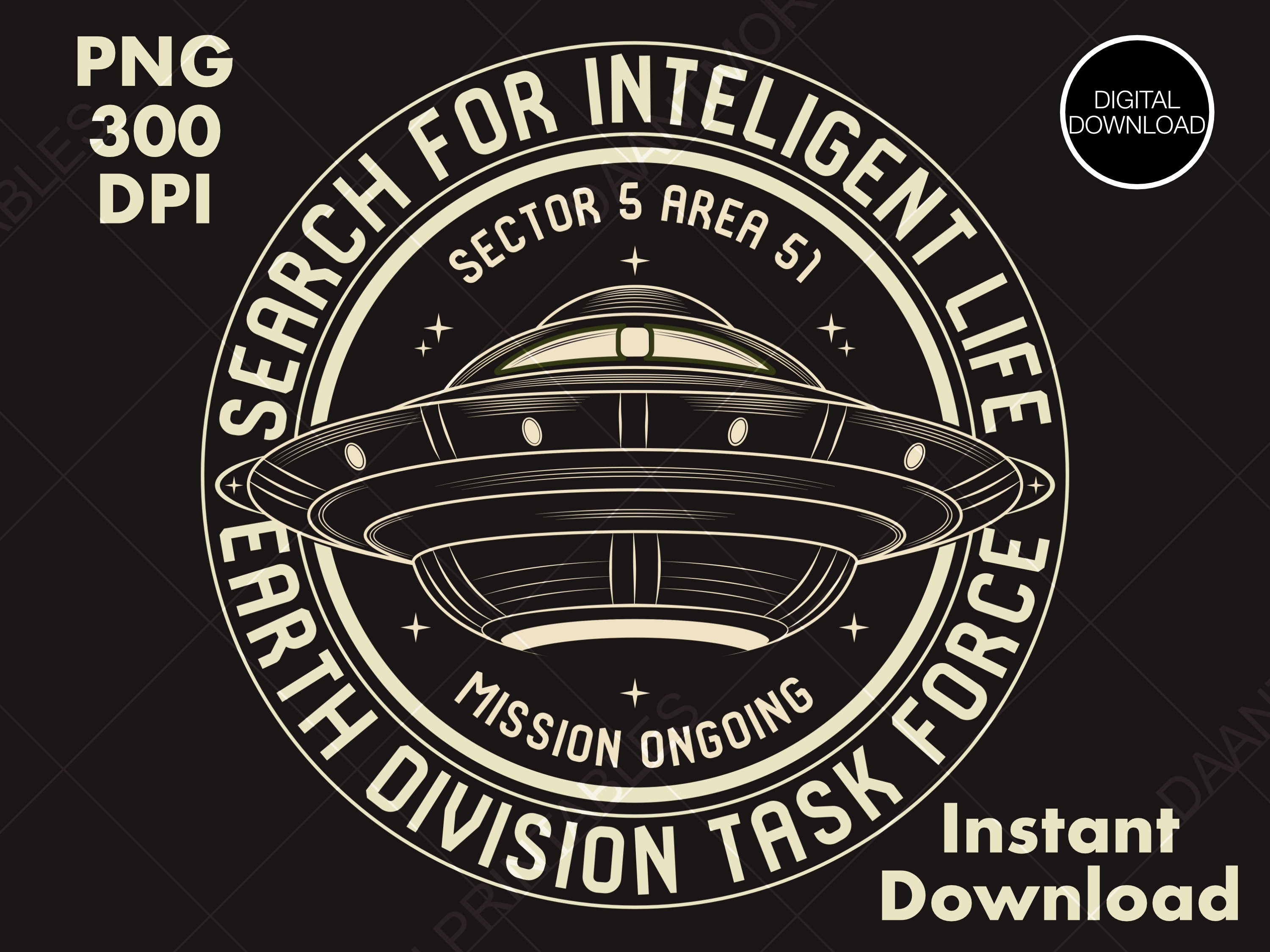 Ufo logo - Etsy México, image size:3000x2250