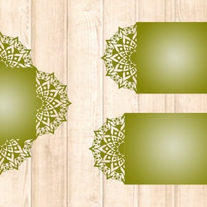 Tarjeta de felicitación de matrimonio SVG - Personalizada - Archivo de corte digital -EPS - Pdf - PNG - Archivo Dxf - Haga su propio intrincado Cricut Papercut