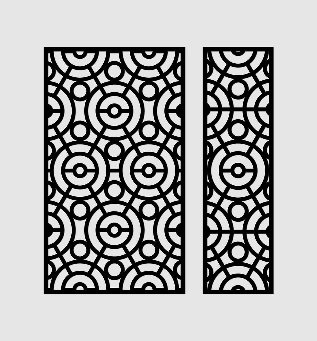 Partition SVG Room Divider Wall Art CDR Laser Cut CNC Etsy