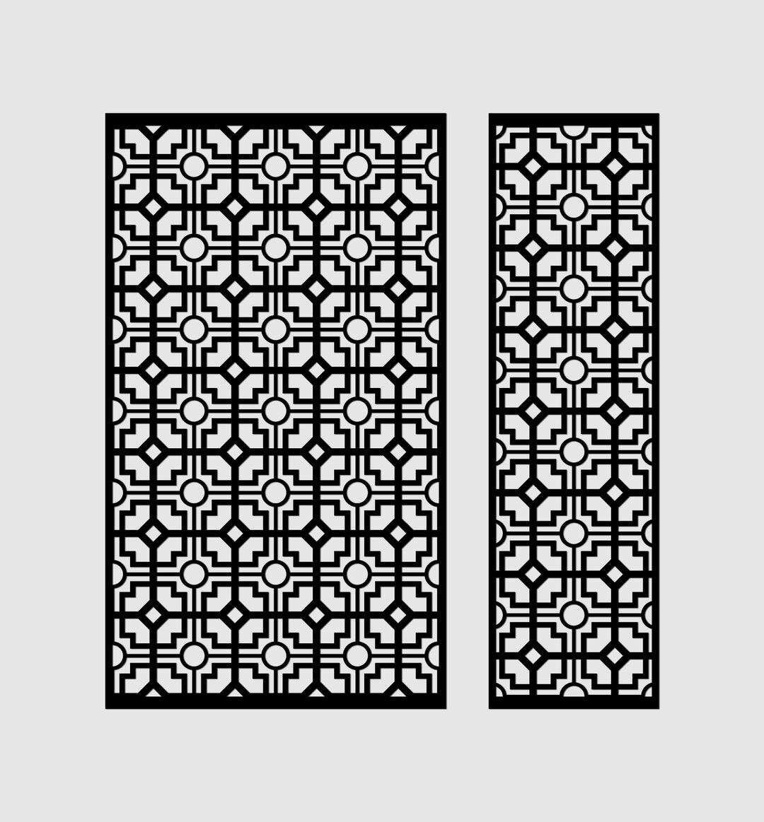 Partition SVG Room Divider Wall Art CDR Laser Cut CNC Etsy