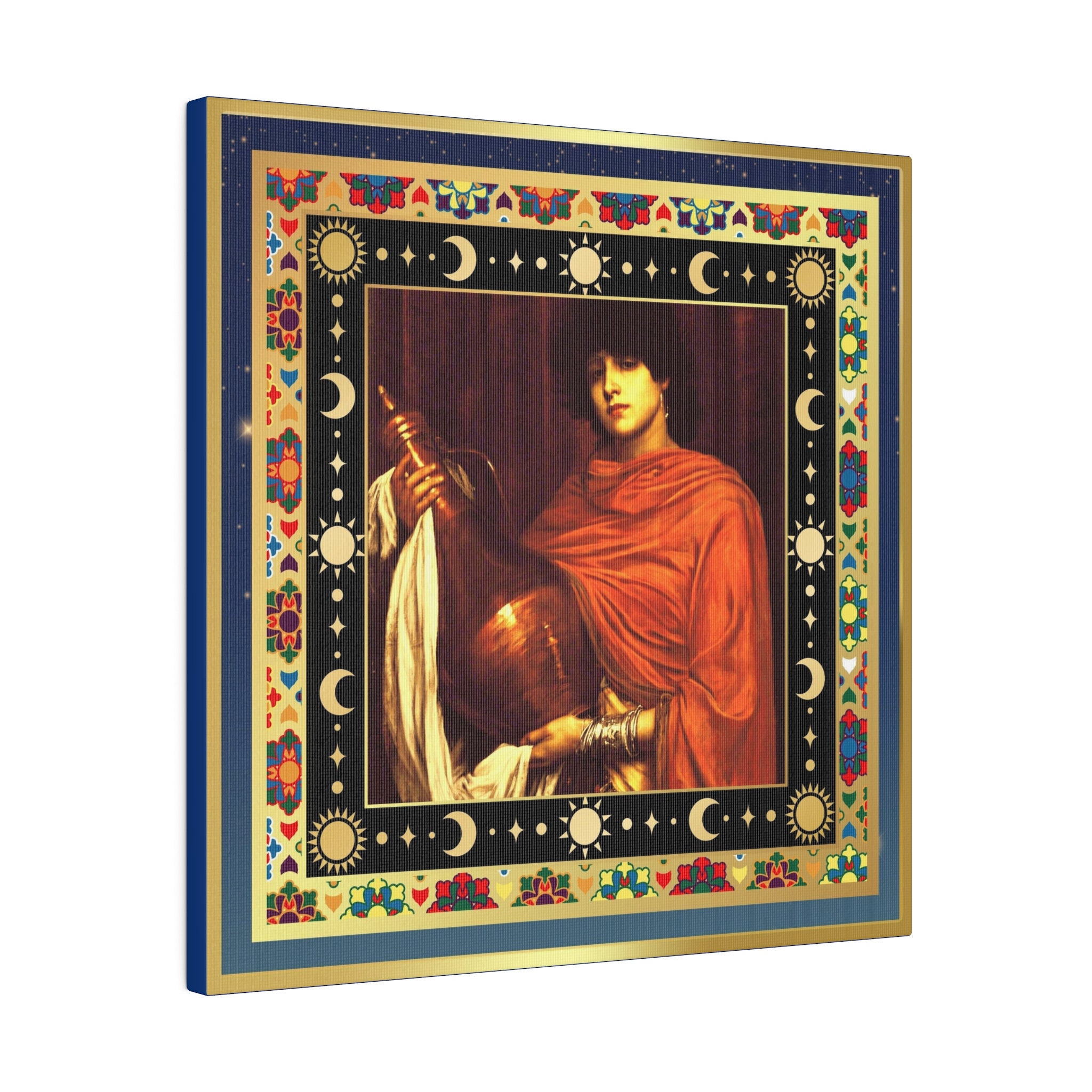 Pre-raphaelite Art 14 Stretched Matte Canvas Wall Art Boho Style Home ...
