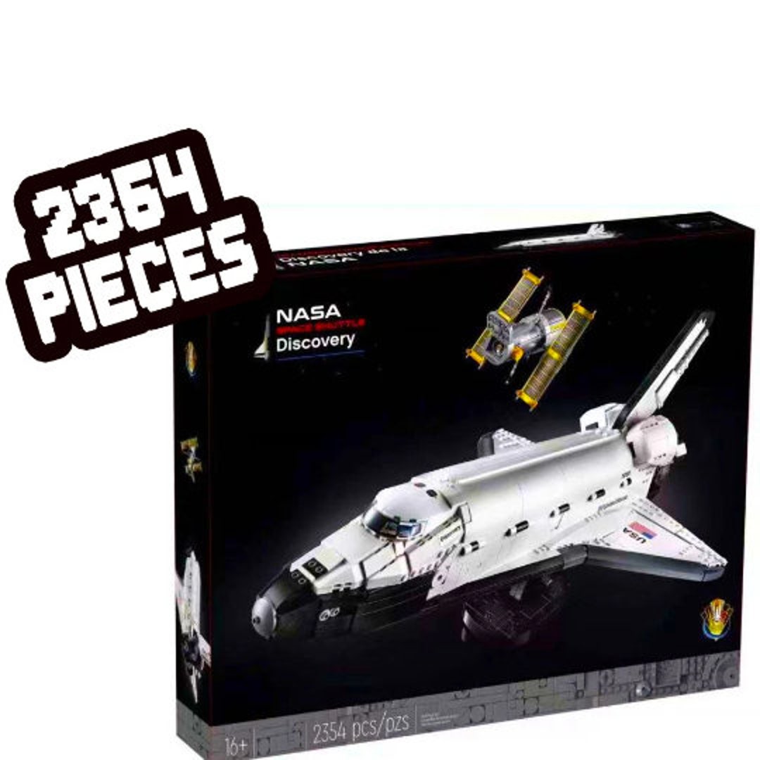 NASA Space Shuttle Discovery Model Building Blocks 2354 Pieces Etsy