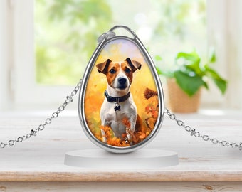 Jack Russell Necklace,  Jack Russell Pendant, Pet Memorial, Dog Pendant, Dog Necklace, Pet Jewelry, Dog Mom Necklace, Dog Lover Gift