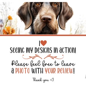 German Wirehaired Pointer Clipart Pack, Watercolor GWP JPG Images ...