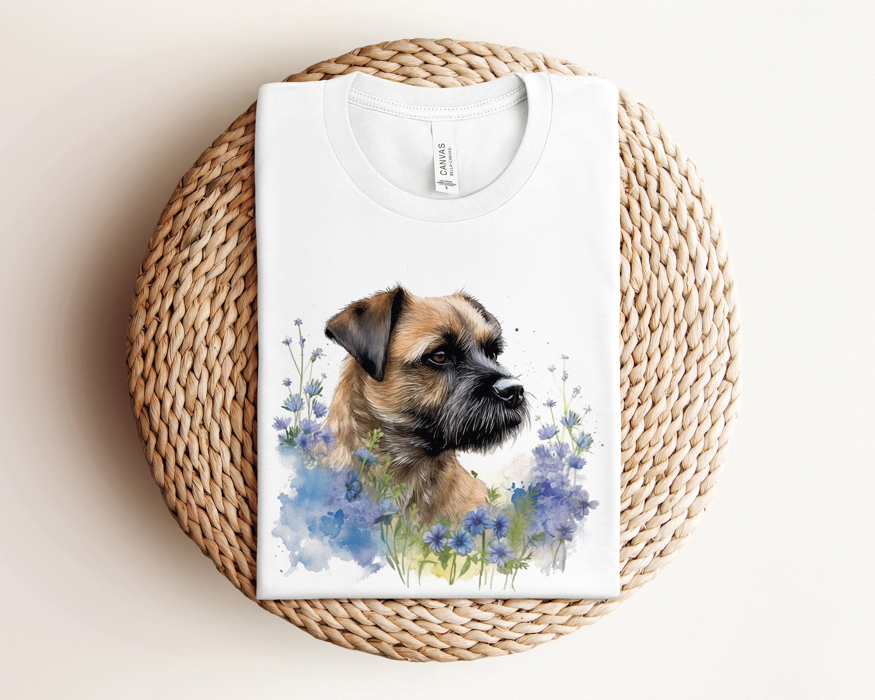 Border Terrier Clipart Bundle Watercolor Dog Breed Clipart Etsy