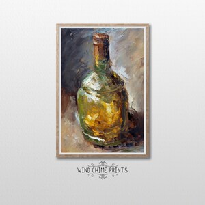 Arte della cucina Antico barattolo di miele Natura morta / Toni neutri / Arte della parete della cucina / Arte vintage / Arte del soggiorno / Arte stampabile / #0118