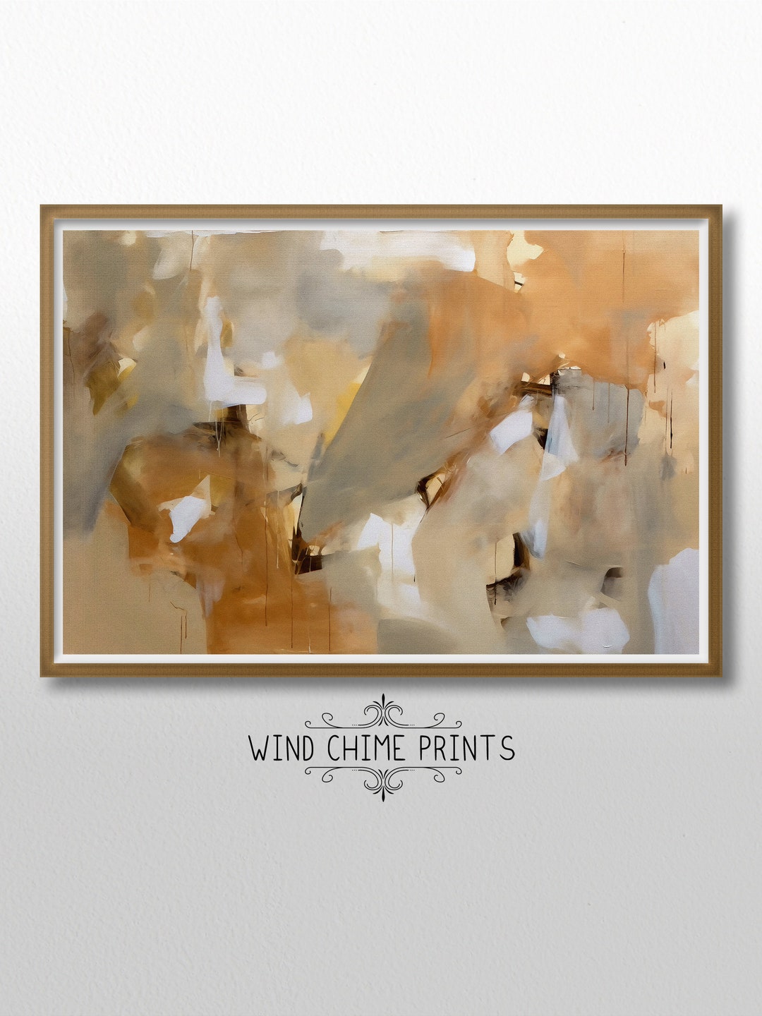 Abstract Art Print / Earth Tones Painting / Minimalist Art / Landscape ...
