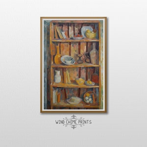 Kitchen Art Download Full Pantry / Earth Tones / Kitchen Wall Art / Vintage Art / Living Room Art / Printable Art / #0126