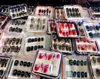 Gothic style Mystery Box Randomly Picked Nails Surprise Box Y2K Press on Nails Gel Nails Glue Nails Reusable Premium Nails Handmade Nails
