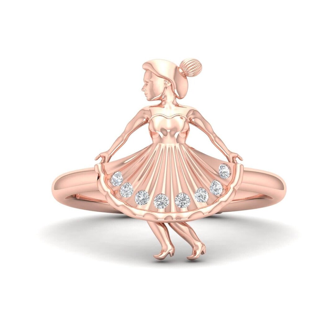 Custom Kids Cartoon Character Ring, Personalized Cute Children Ring ...