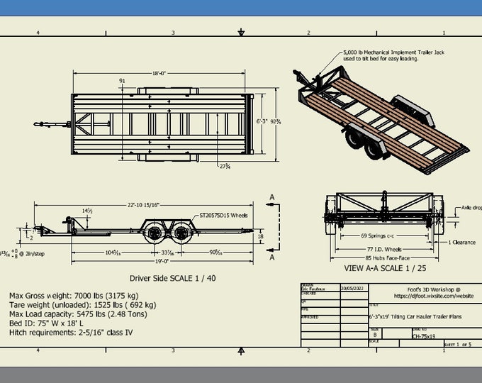 Trailer Loading Plan.pdf Car Hauler 6'-3