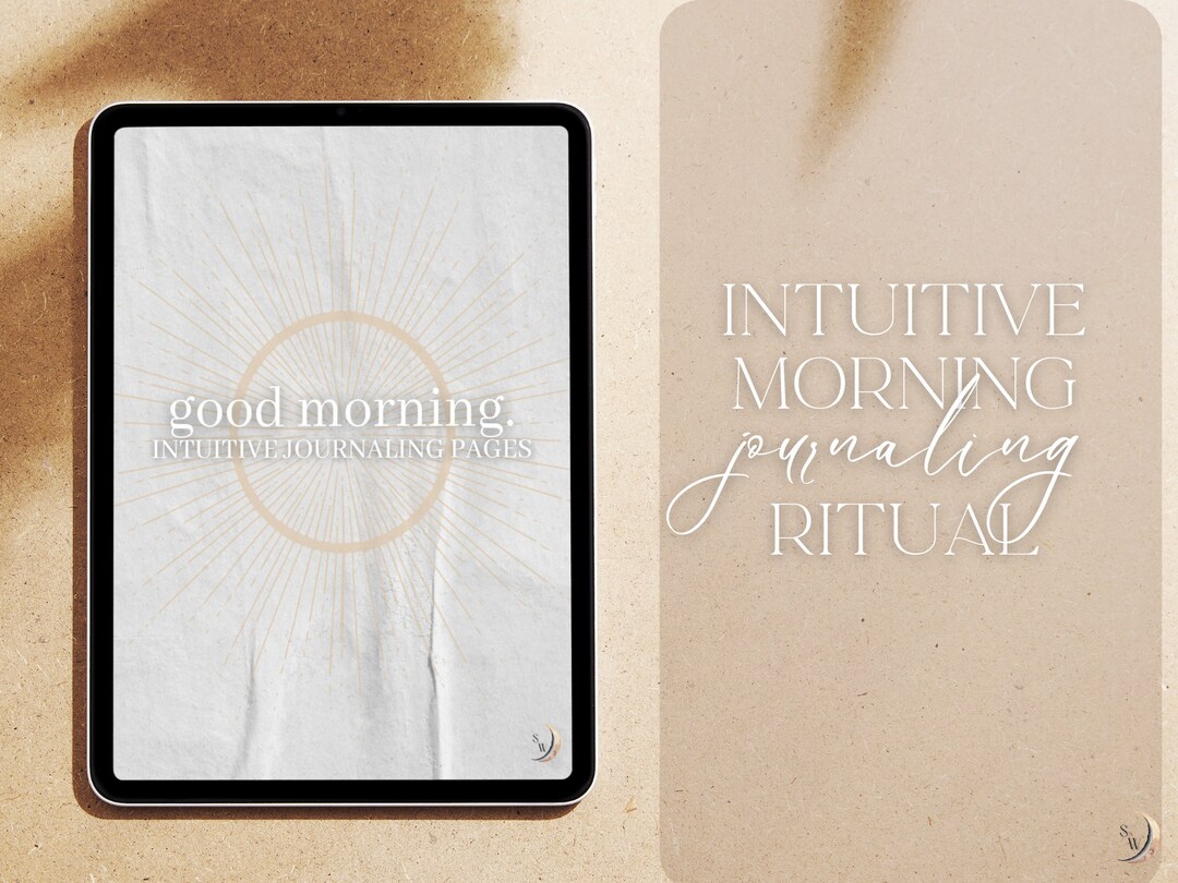 Intuitive Morning Journaling Prompts: Guided Digital Journal (PDF) - Etsy