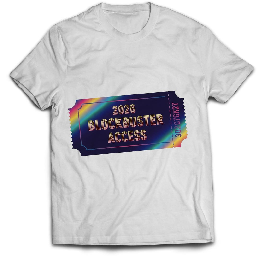2026 Blockbuster Movie Ticket Stub Design (digital Download) - Etsy