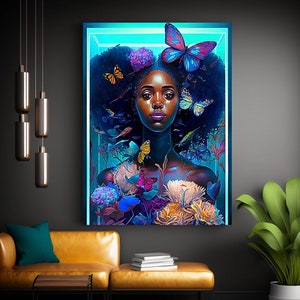 Wall Art Print, Black Art Print for Home Decor, Living Room Art