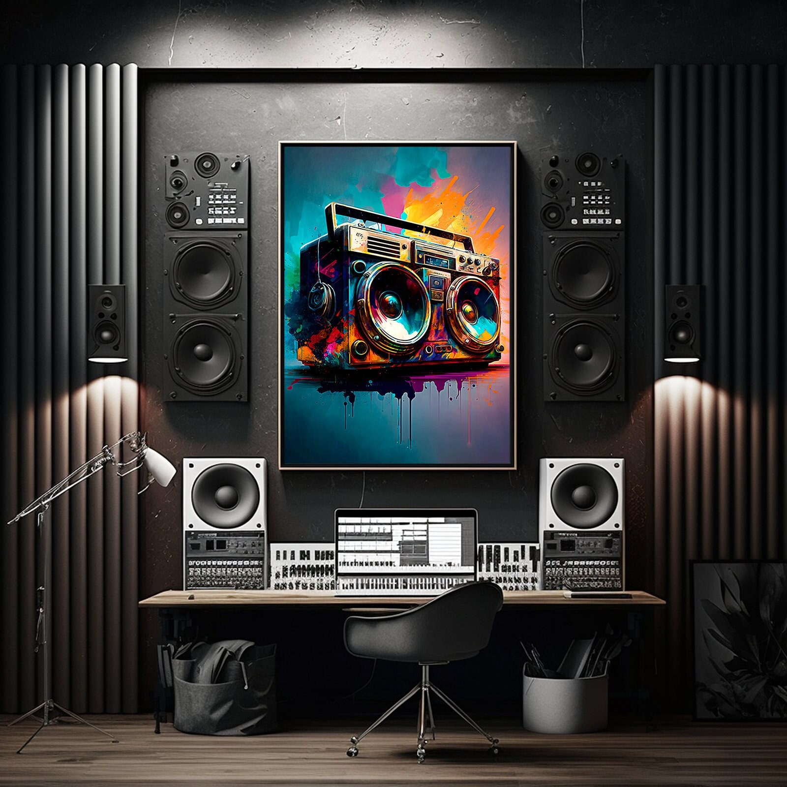 アート・デザイン・音楽 MagazineBcasaBRUTUSGoogleLeicaAesopVitra 90s Boombox Wall Art Poster Unique Art Digital Art Digital Prints