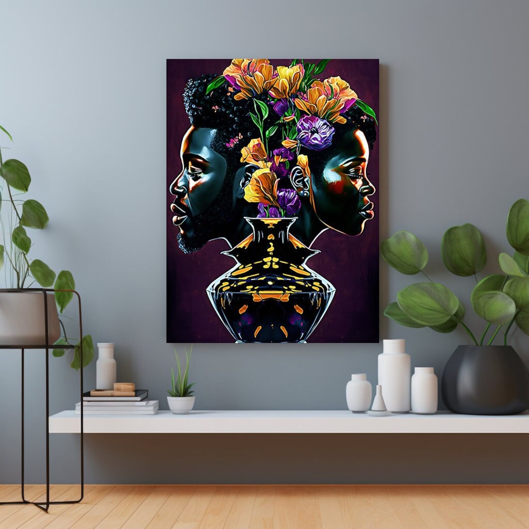 Elegant Floral Botanical Art Print, Home Decor Masterpiece, Eternal ...