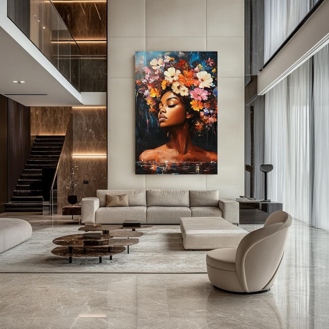 Black Woman-inspired Wall Art | Celebrate Beauty, Strength, and Culture ...