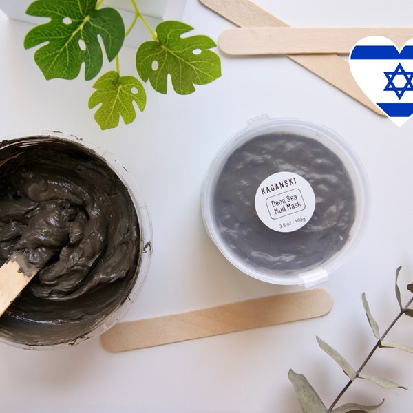 Israel DEAD SEA Mud Mask 100% / Facial, Anti-Aging, Acne, Oily Skin,  Eczema - Joint/Muscle Pain Relief / Mineral Mud removes toxins