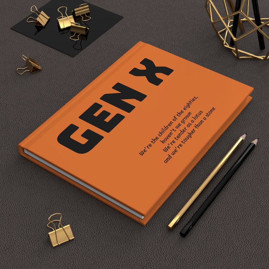 GEN X Hardcover Journal Matte - Etsy
