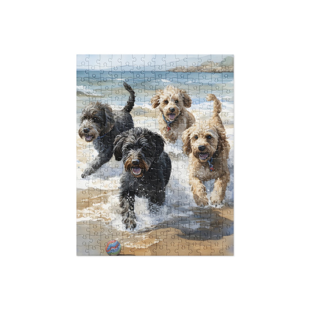 Labradoodle Puzzle Jigsaw Puzzle Labradoodle Gift Perfect for