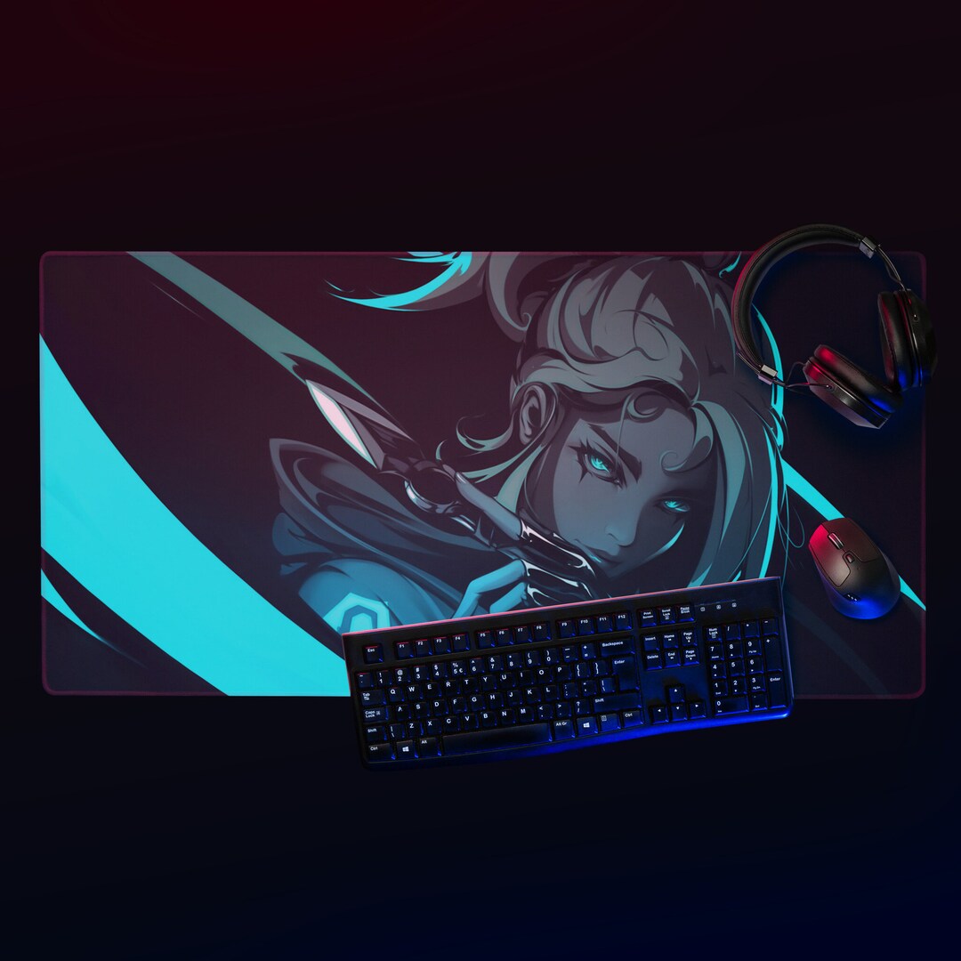 Valorant JETT Gaming Mousepad XXL Etsy