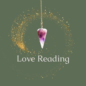 Lectura psíquica del amor con guías espirituales, respuestas sobre relaciones, adivinación con péndulo en el Reino Unido