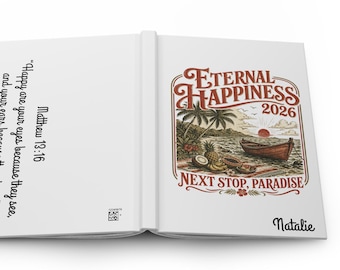 Eternal Happiness 2026 Stationery Personalized JW Convention Journal Custom Name Bible Verse Notebook Jehovahs Witness gifts for Bible study