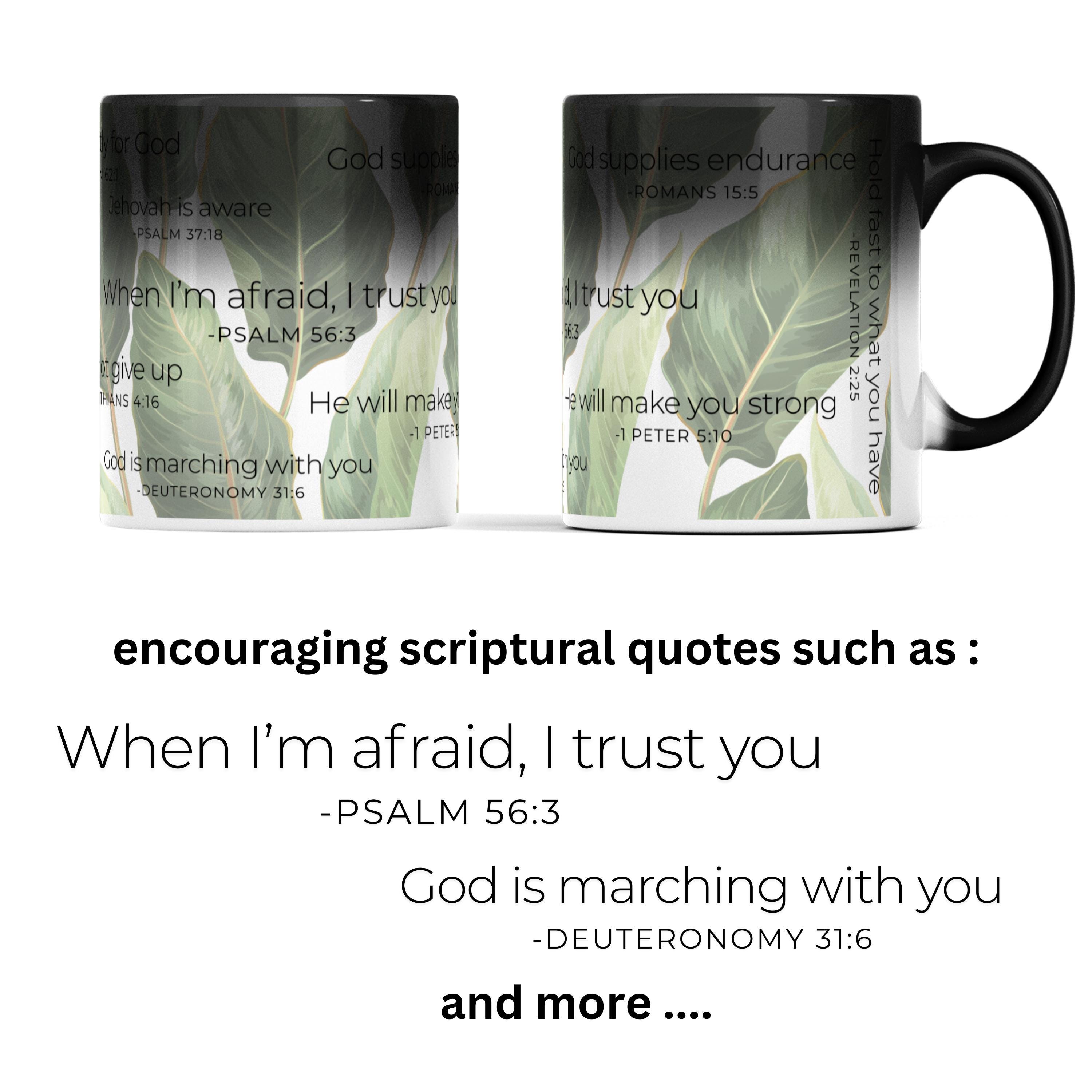Hidden Scripture Mug Colour Changing Reveal Bible Verse Cup for Friend ...