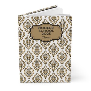 Personalized pioneer school notebook makes the perfect pioneer school 2025 gift with name on journal JW pioneering gift SKE 2025 customized